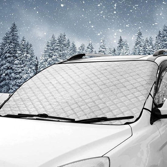 Copertura parabrezza pieghevole con magneti protezione invernale per auto - pellicola di protezione contro ghiaccio e neve - sole - 190 x 100 cm