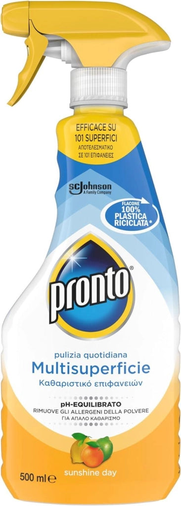 PRONTO SPRAY TRIGGER MULTISUPERFICIE  FORMULA CON PH-EQUILIBRATO FRAGRANZA AGRUMI 500 ML