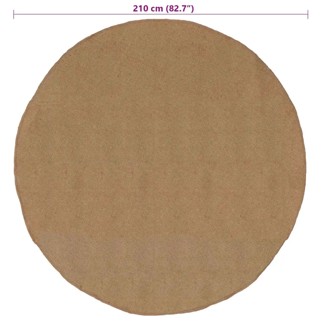 Tappeti per area Naturale Ø 210 cm Juta