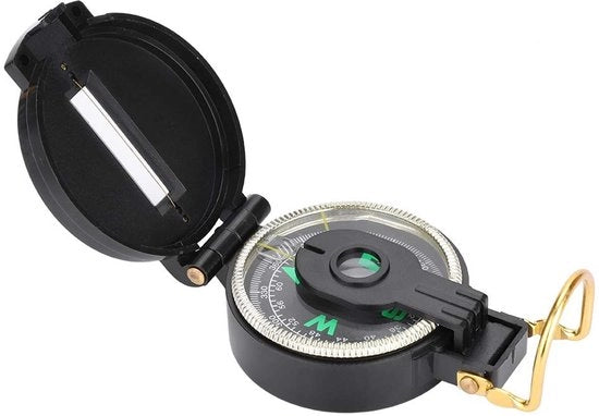 Compasso multifunzionale - Impermeabile - Portatile - Ripiegabile - Mini compasso - Telescopio - Molto preciso - Navigazione