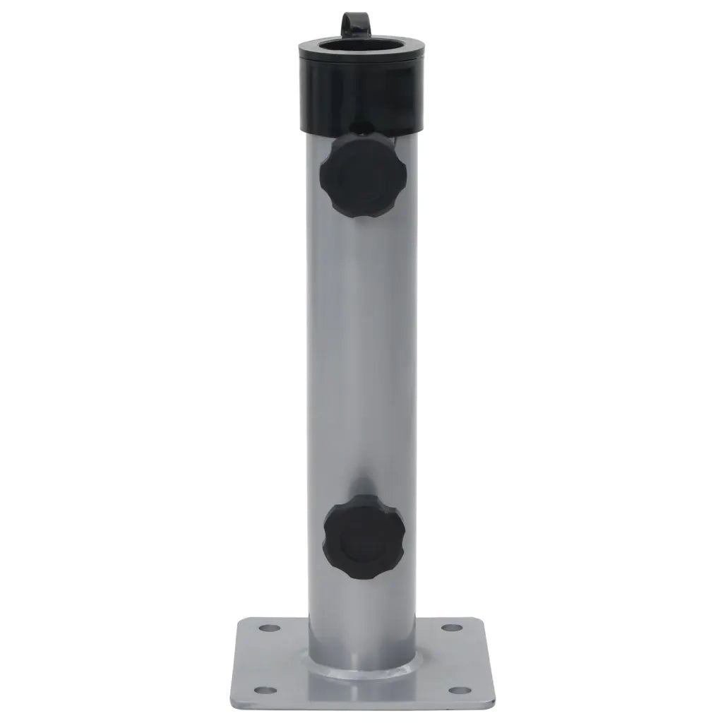 Base per Ombrellone per Palo da Ø38/48 mm Argento in Acciaio 4003374