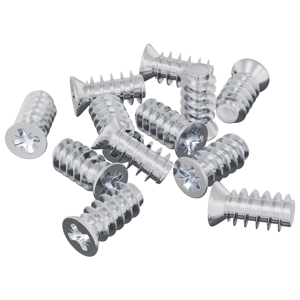 Vite 10909 pcs Argento M6 x 12 mm Ferro