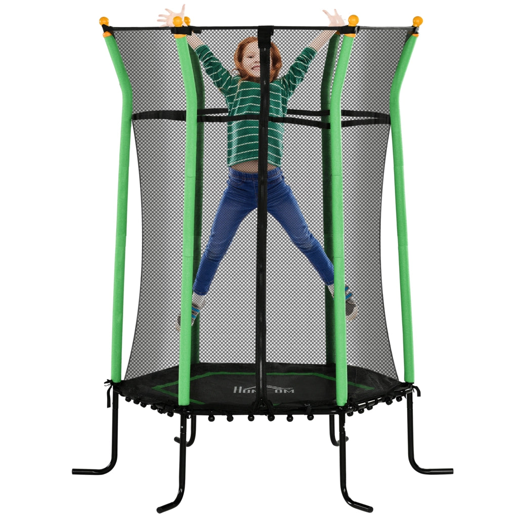 Trampolino Elastico per Bambini ¨C Minimal ¨C Verde 163.5x190 cm