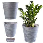 Vaso da fiori KADAX da 11 cm, coprivaso in plastica con supporto.