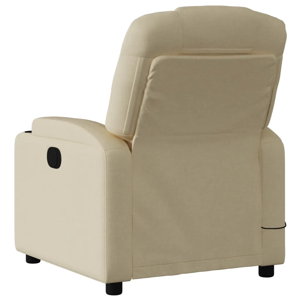 Poltrona Reclinabile in Tessuto Crema 372374