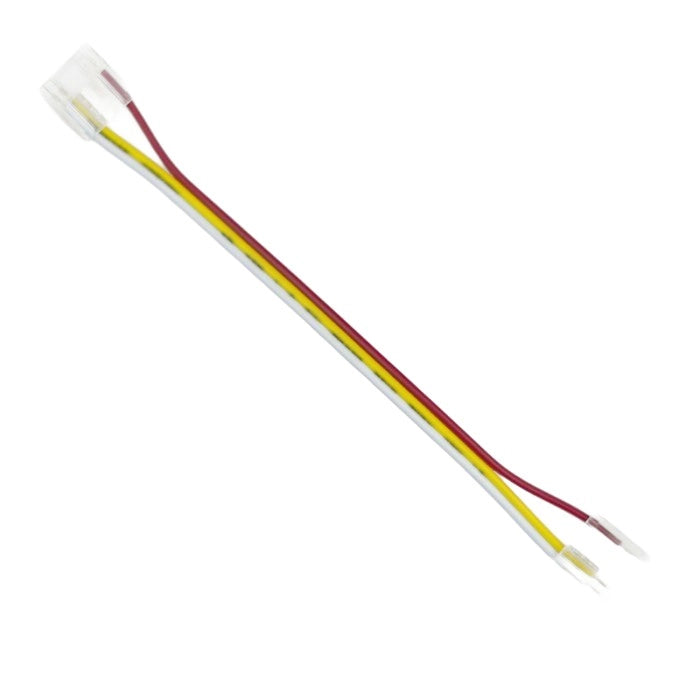 Connettore striscia LED COB 10mm doppio con cavo Ecolight