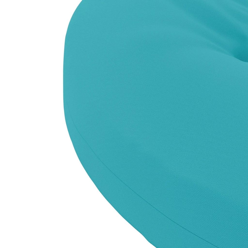 Cuscini per Sedia in 4 Pezzi 4 pz 100% Poliestere Turchese 945308
