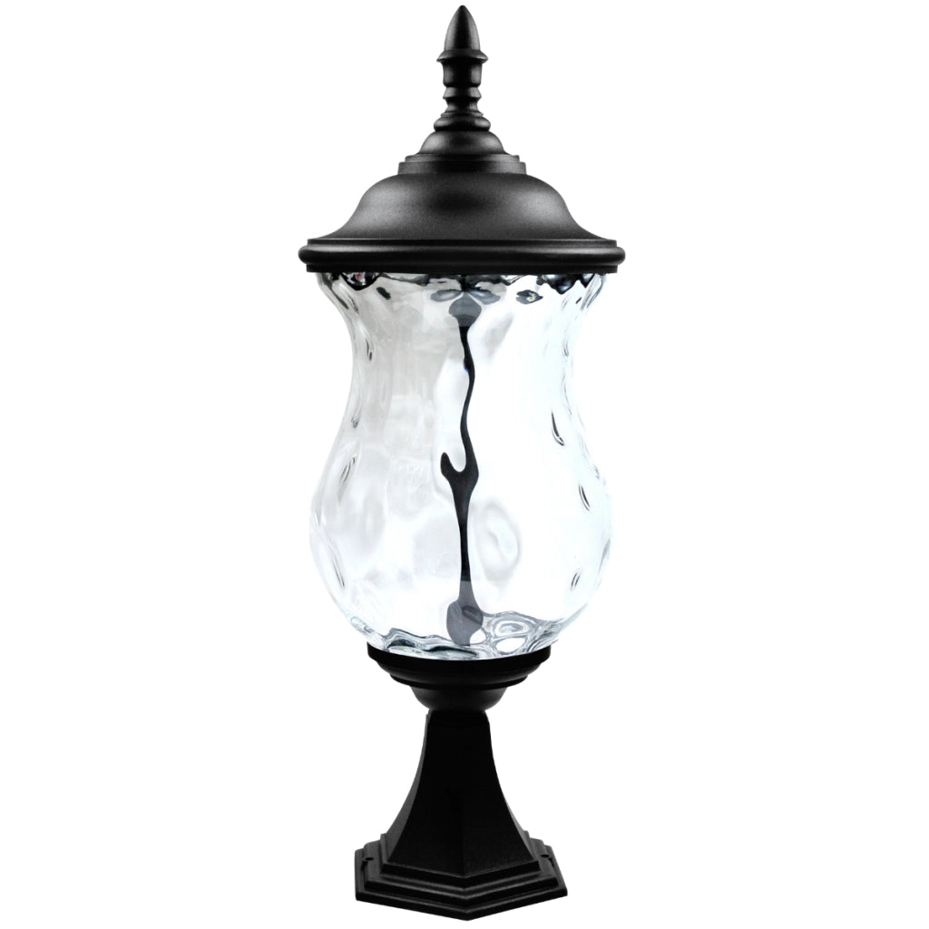 Lampada da esterno LED bassa nera 3000K Marsylia Polux