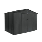 Casetta da giardino in metallo con kit di ancoraggio, 5.9m², antracite
