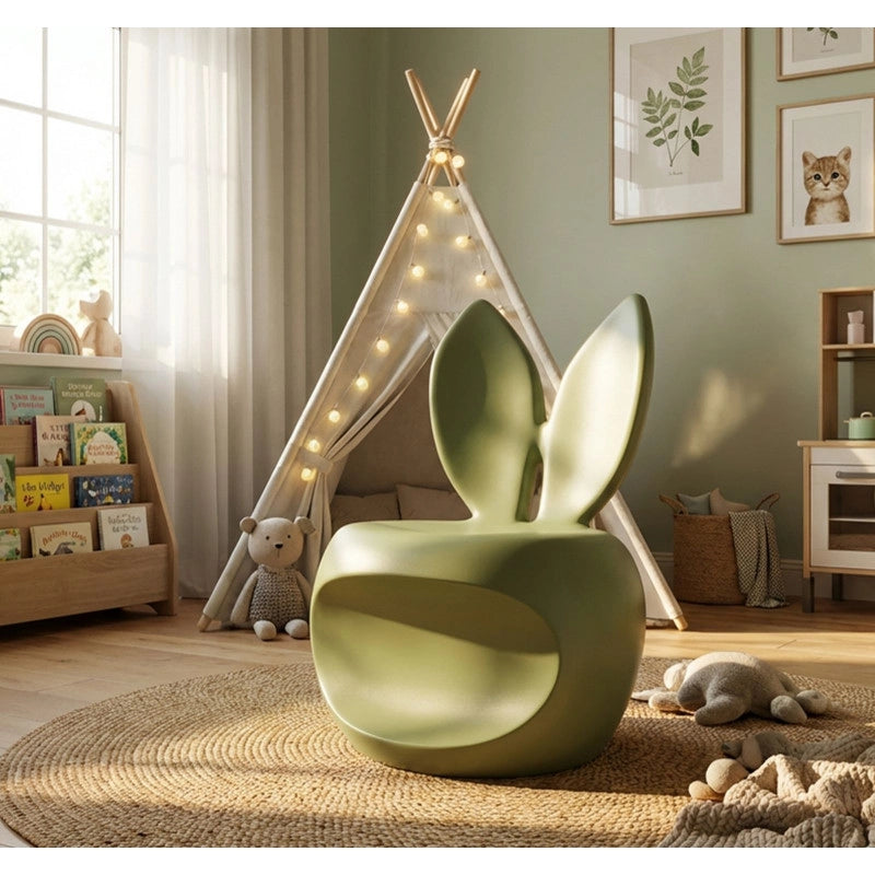 Sedia Bunny Verde cm 57x55x79 (altezza Seduta cm 39)