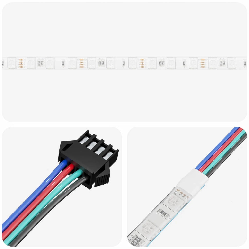 Striscia LED 2 pcs Nero e trasparente 950 mm Rame e plastica 3429116