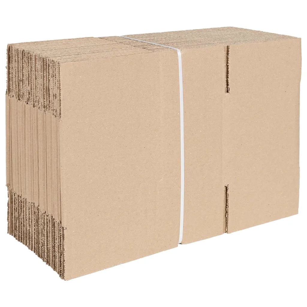 Scatola Pieghevole 50 pz Naturale 24 x 13 x 13 cm Cartone CFW8436360
