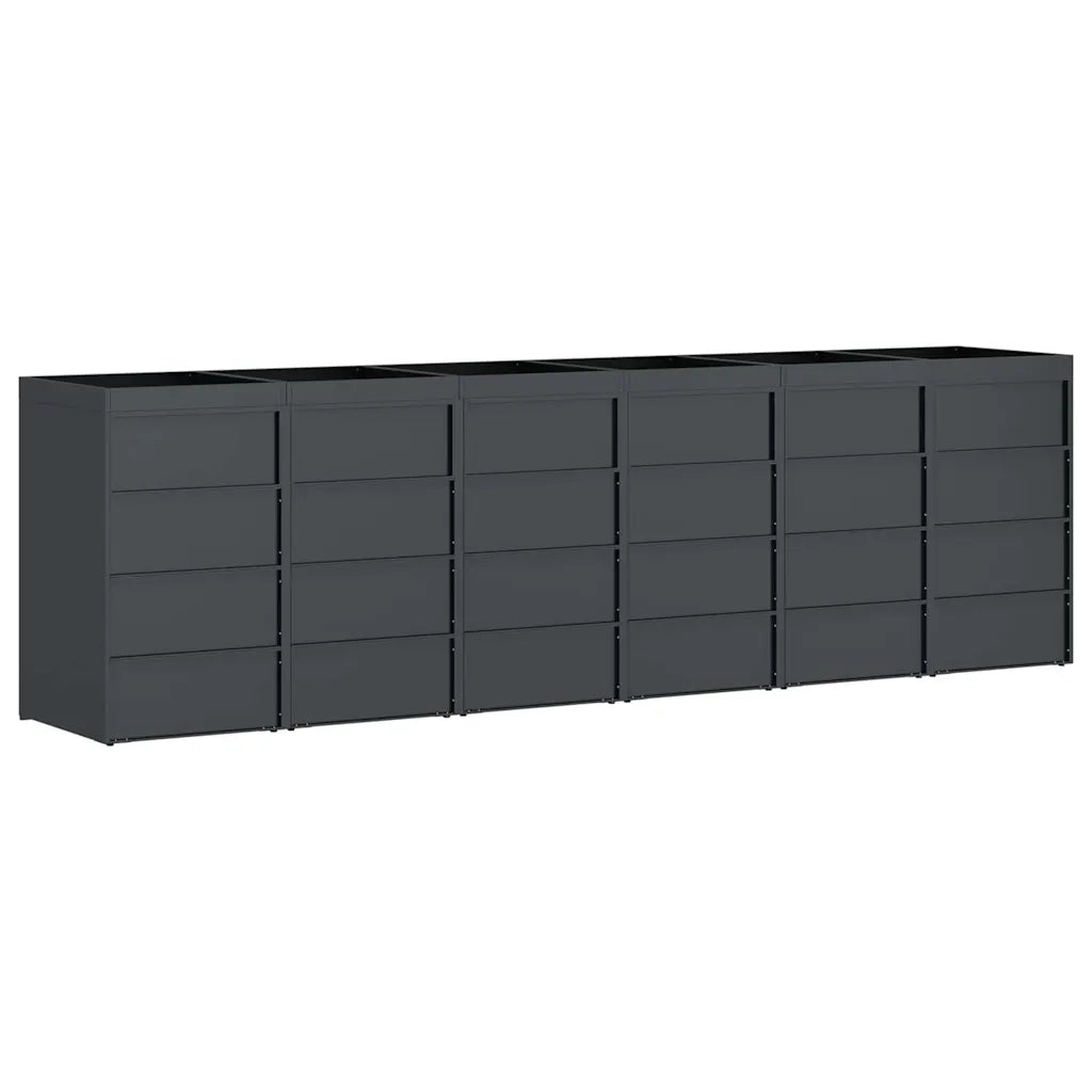 Contenitore per Rifiuti per 3 Bidoni 340 x 77.5 x 115.5 cm 3394787