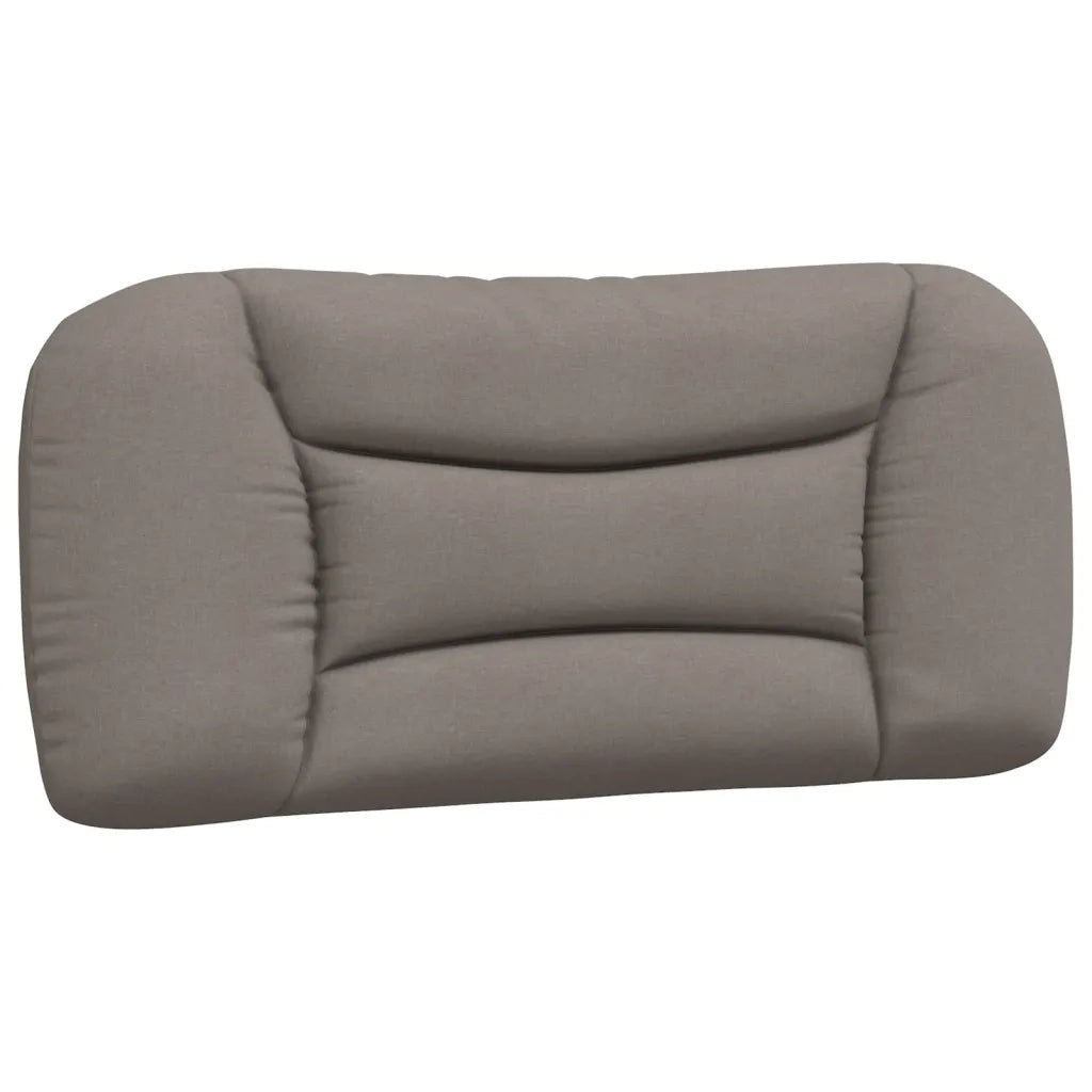 Letto con Materasso Hvar Tortora 90x190 cm in Tessuto