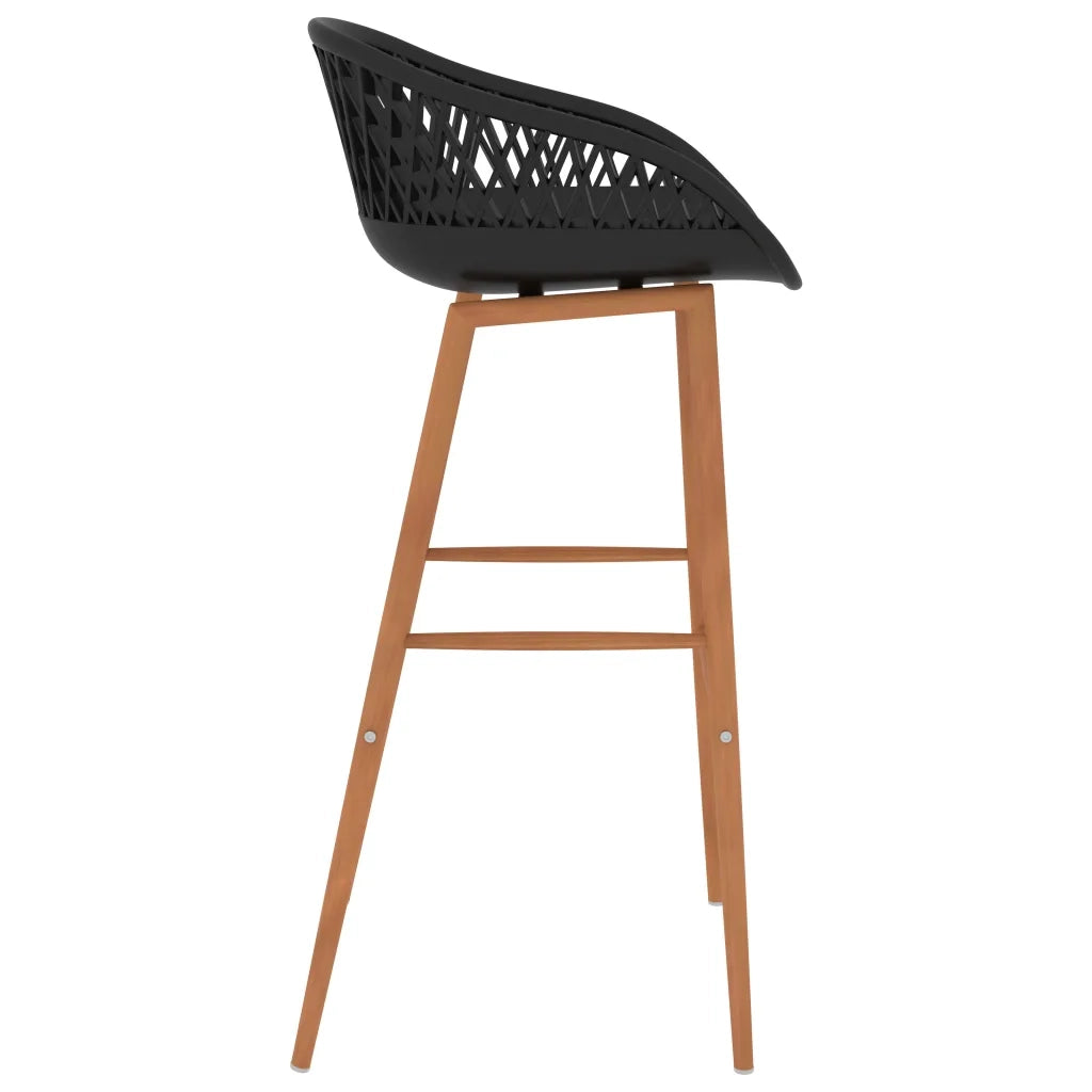 Set da Bar 5 pz Bianco e Nero 3057406