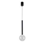 Lampada a sospensione nera 1 luce LED 6W 3000K Italux