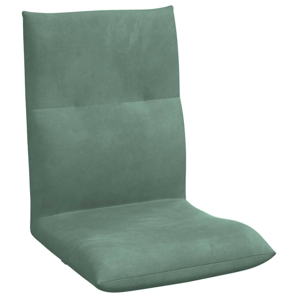 Sedia da Pavimento Verde Mare 46 x 50 x 61 cm Velluto 42028182