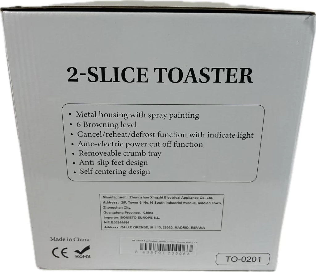 Tostapane Multifunzione Automatico ¨C Minimal ¨C Acciaio Inox con 6 Impostazioni