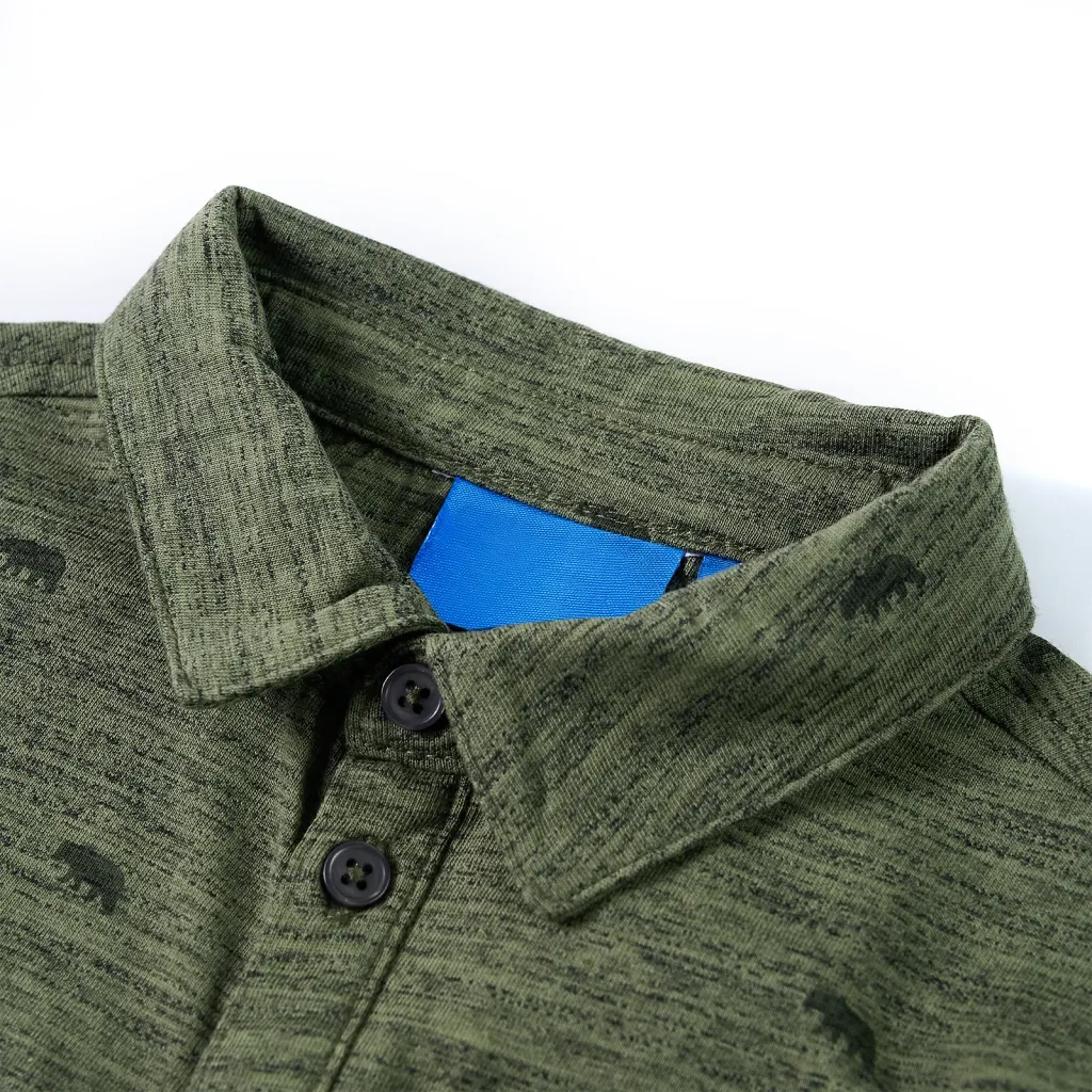Camicia per Bambini Cachi Mélange 116 13126