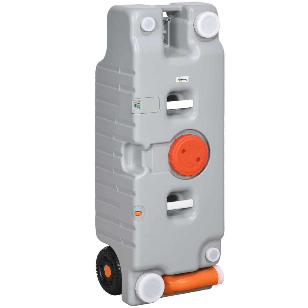 Serbatoio Acqua Portatile ¨C Minimal ¨C 75 litri, 3 ruote e maniglia
