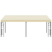 Gazebo a Parete 6x3x2,5 m Crema 47999