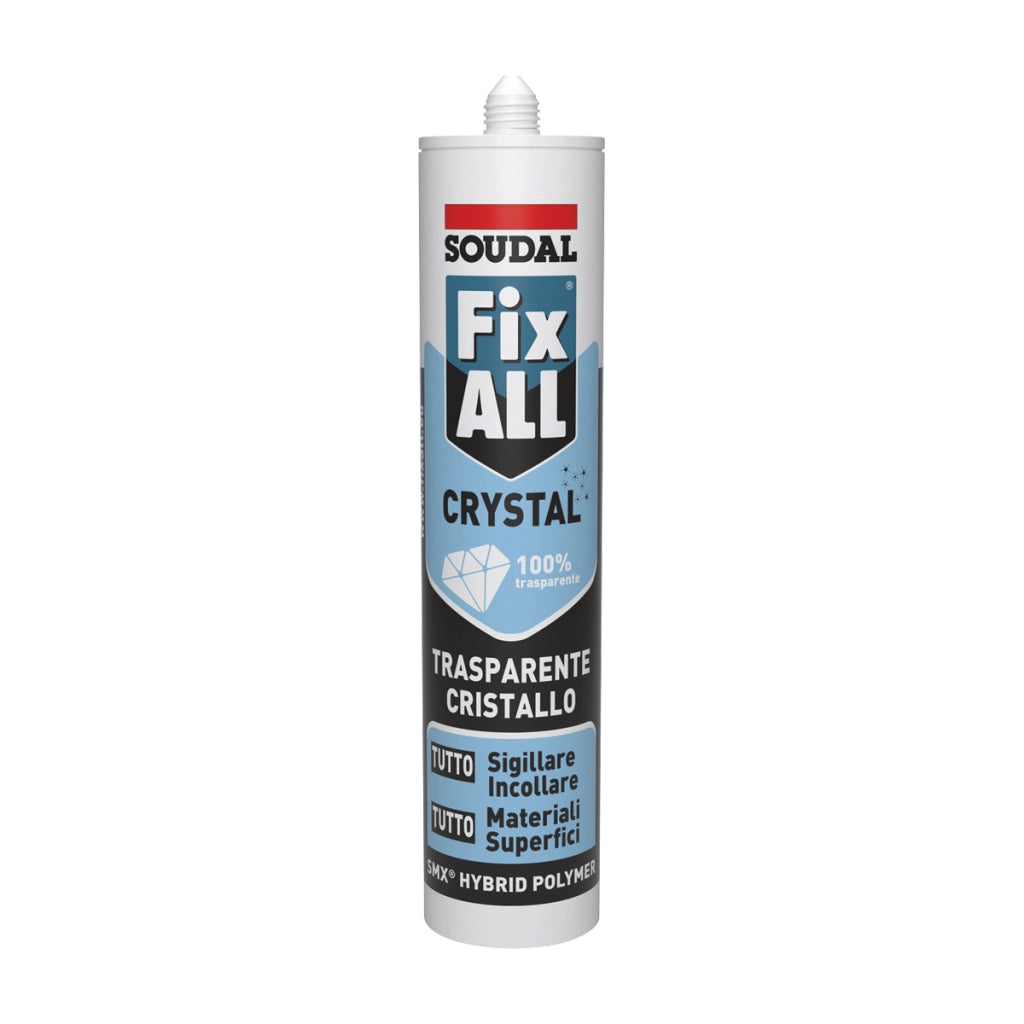 ADESIVO SIGILLANTE FIX ALL CRYSTAL- 290 ml- SOUDA- pezzi 1