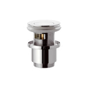 Scarico automatico con sistema click-clack cromo corto