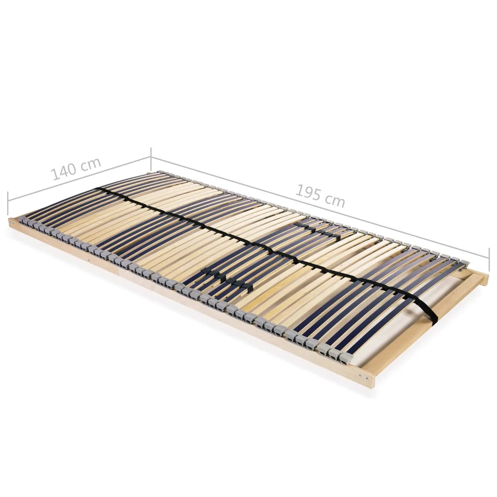 Rete a Doghe 7 Zone senza Materasso con 42 Doghe 140x200 cm 246466