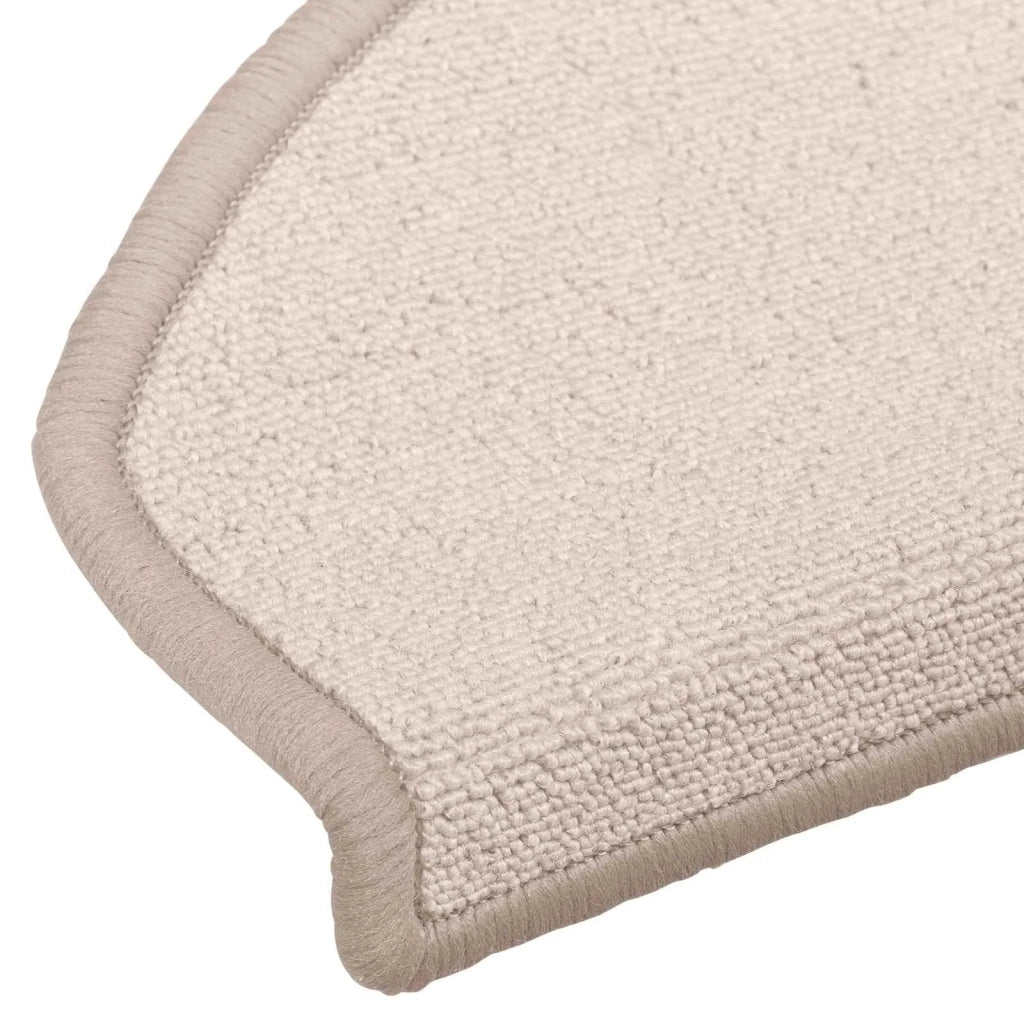 Tappetini per scale autoadesivi Semicircolare 15 pz | Gradini per Scale Tortora