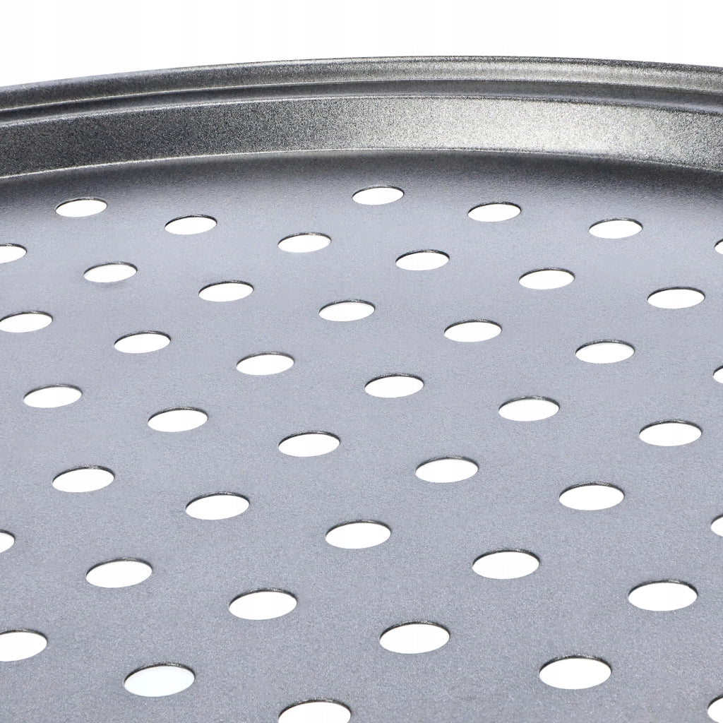 Teglia rotonda per pizza KADAX da 31 cm, forata