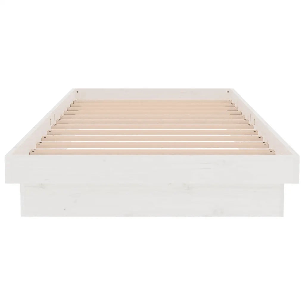 Giroletto Bianco in Legno Massello 90x200 cm