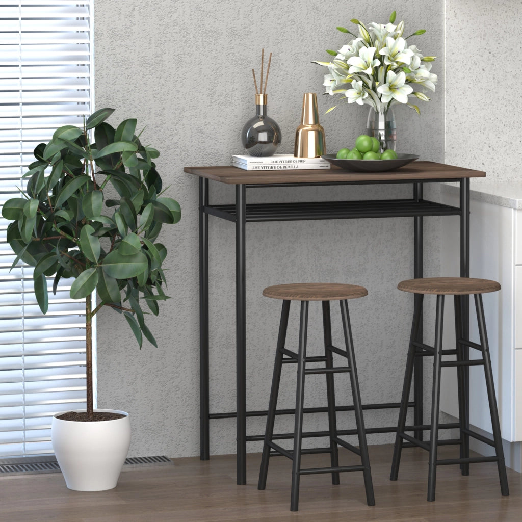 Tavolo da pranzo ¨C Minimal ¨C 90x200, nero, quercia