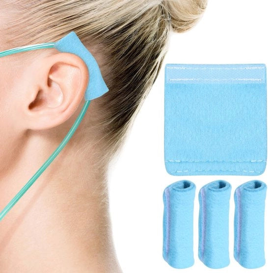 Protezione Orecchie per Adulti e Bambini - 4 Pezzi - Visiera per il Naso - Supporti Orecchie - Protezione Orecchie - Utilizzo Comodo