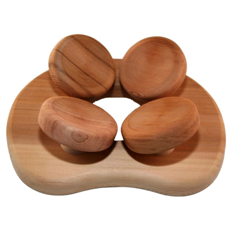 Cuscino Poggiatesta Abachi Per Sauna  Materiale: Red Ceder