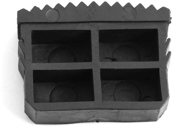 Viti di sostituzione per scalini antiscivolo - Gomma antiscivolo - 2 pezzi - Gomma di alta qualità - Buona presa - Nero - 6x4,5x2,2 cm - Viti di sostituzione per scalini