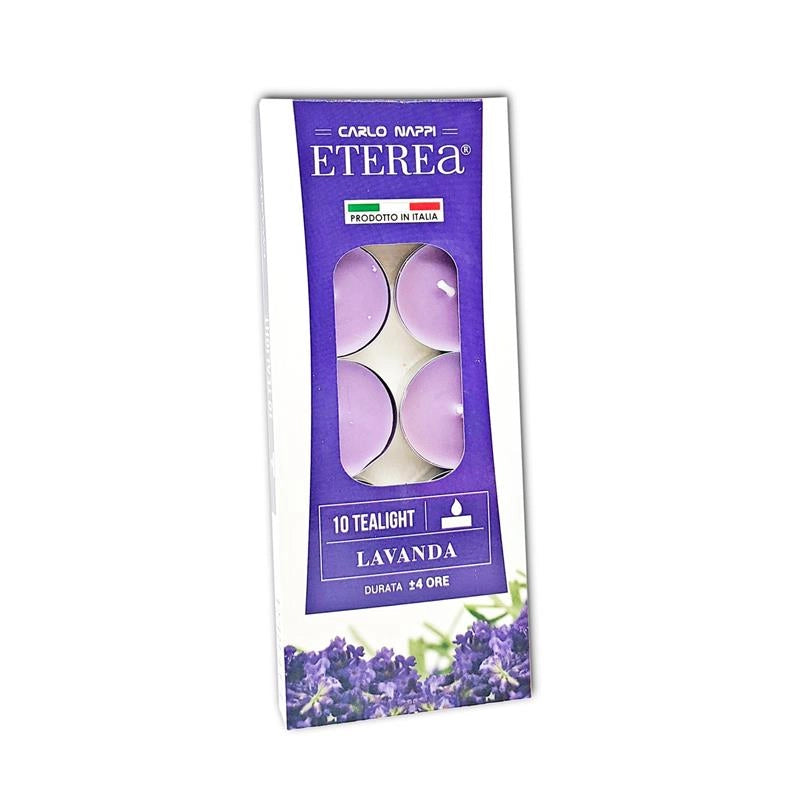 TEA LIGHT IN SET DA 20 PEZZI ALLA LAVANDA