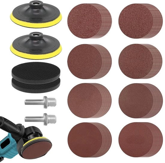 Set di raschietto completo per raschietto a incastro - 80 pezzi con diverse abrasivi e accessori
