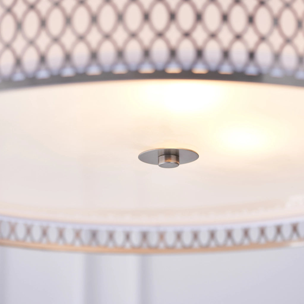 Lampadario Cordero Endon tondo nichel satinato 3xE27
