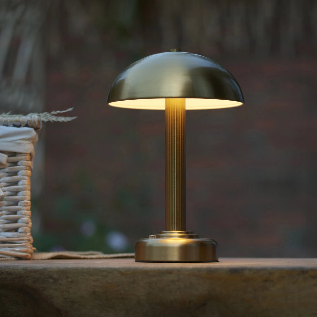 Lampada tavolo LED 2W cordless touch ottone Bridport Endon