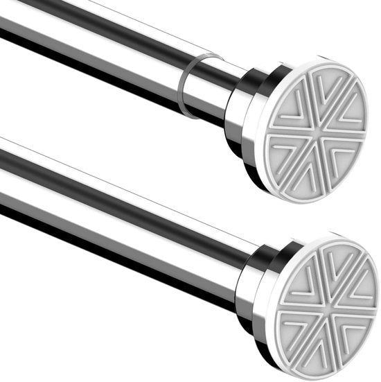 Maniglia Antiscivolo con Estensione - Flessibile - Senza Fori - Acciaio Inossidabile - 48-70 cm - Resistente e Solida - Maniglia per Doccia