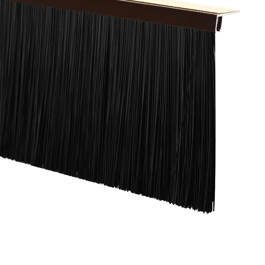 Spazzole per porte autoadesive 6 pcs Marrone 100 cm 42019431