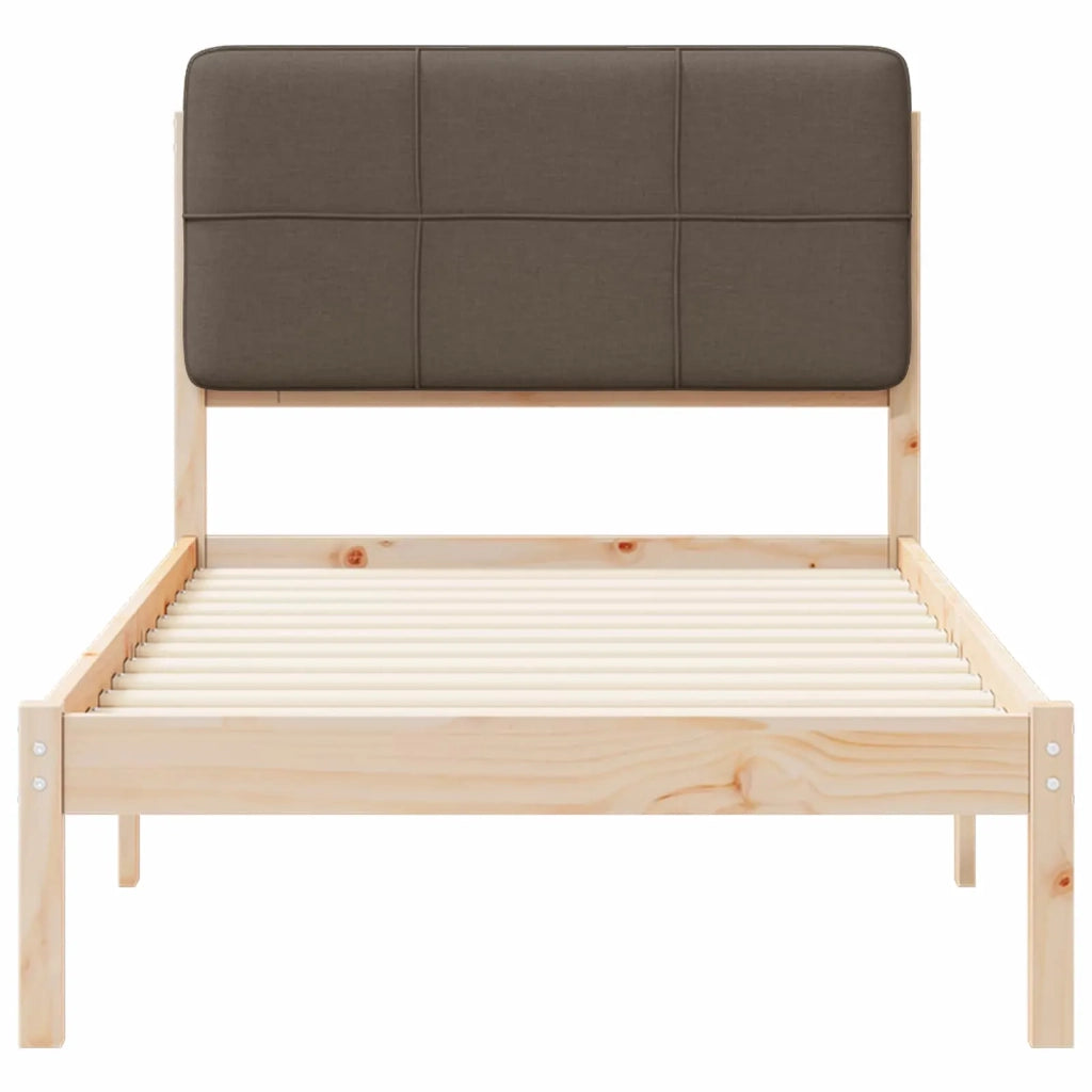 Letto con Testiera Rivestita-Struttura Letto con Testiera Talpa 100 x 200 cm Pino massello 319797