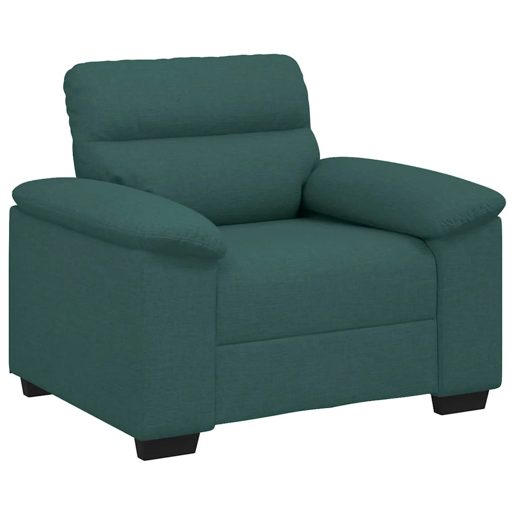 Poltrona Verde Scuro 100x81x84 cm in Tessuto 4105292