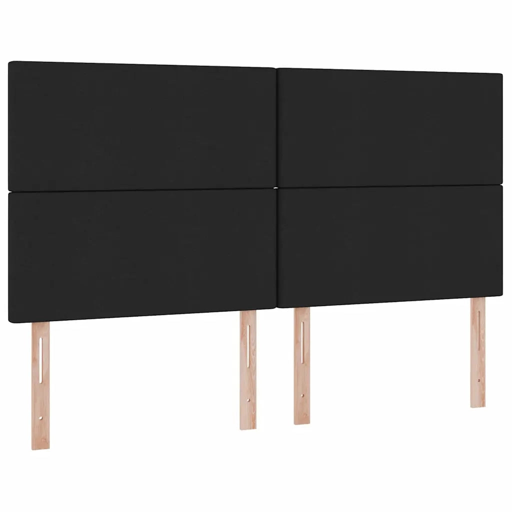 Letto con contenitore e materasso Nero 160 x 200 cm Poliestere 3371729