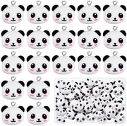 40 Stuks Panda con Ombreggiatura per Creare Gioielli