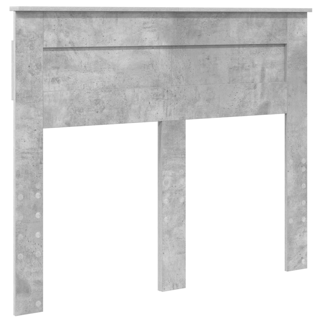 Struttura del letto con testiera Grigio cemento 120 x 190 cm 3410006