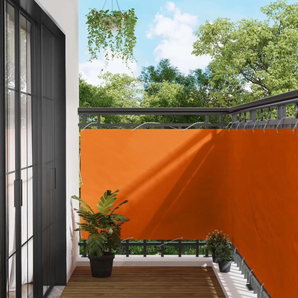 Schermo da balcone | Paravento da Balcone Arancione 110 x 400 cm Tessuto Oxford
