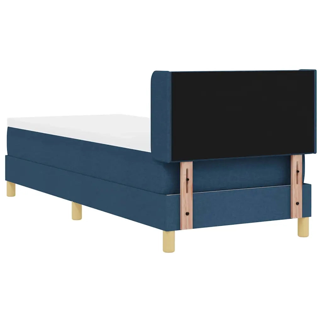 Letto a molle con testiera Blu 200 x 80 cm Tessuto 3341327