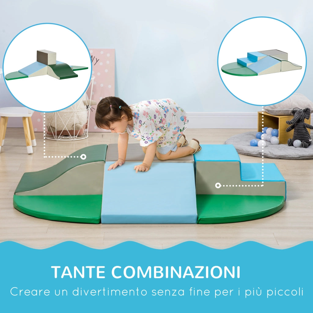 Set costruzioni morbide per bambini ¨C Minimal ¨C 6 pezzi multicolore