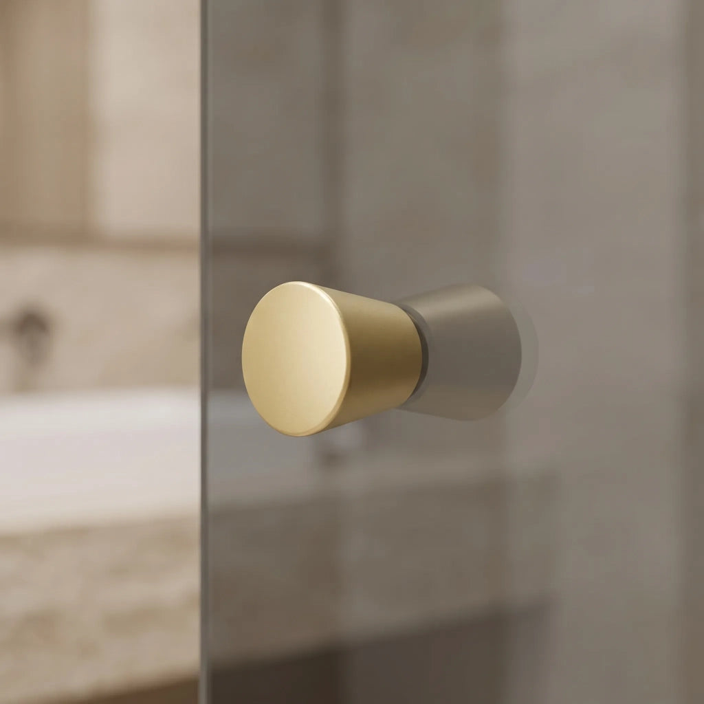 Maniglia Per Porta Doccia Rea 03 Brushed Gold